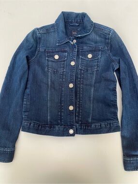 GapKids Boys Girls Blue Denim Trucker Jacket Size XL 12